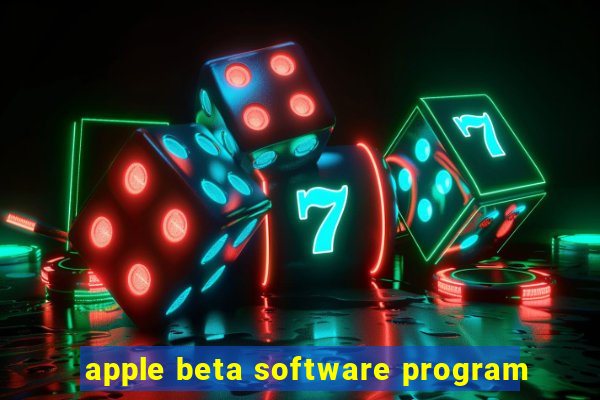 apple beta software program